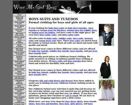 Boys Suits And Boys Tuxedos