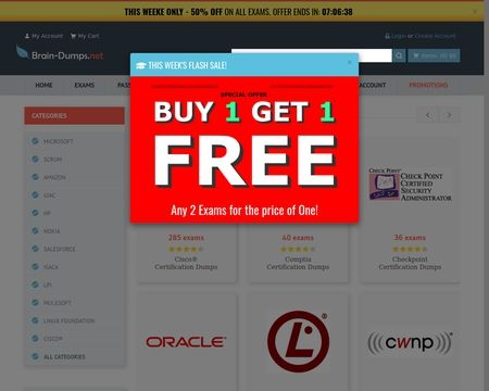 website thubmnail of Brain Dumps