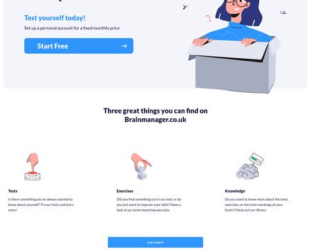 website thubmnail of Brainmanager.co.uk