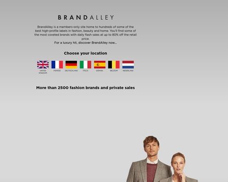 website thubmnail of BrandAlley