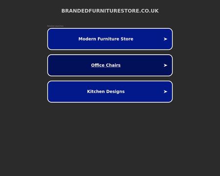 website thubmnail of Brandedfurniturestore.co.uk