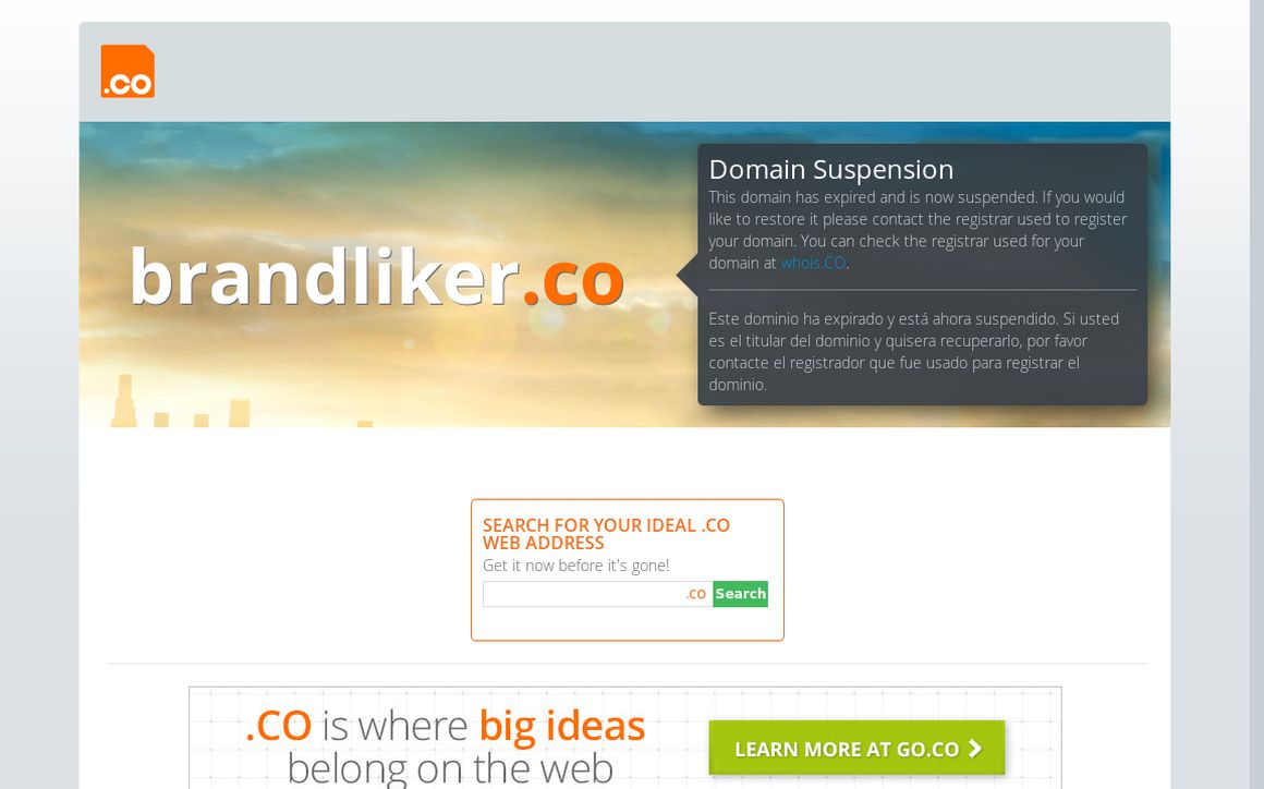 website thubmnail of Brandliker.co