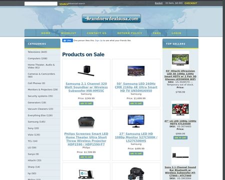 website thubmnail of Brandnewdealsusa