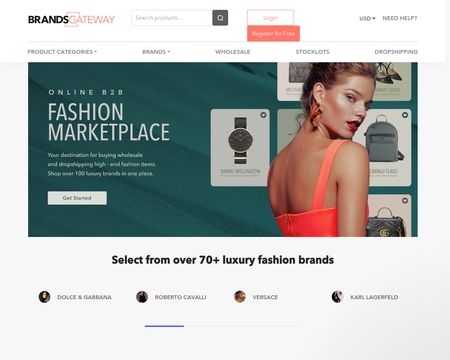 website thubmnail of Brands Gateway