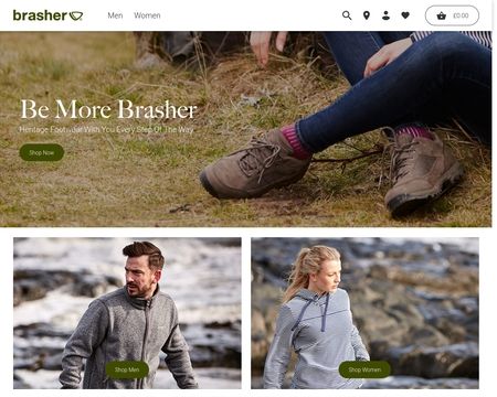 website thubmnail of Brasher