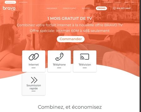 website thubmnail of BravoTelecom