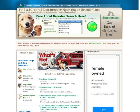 website thubmnail of Breeders