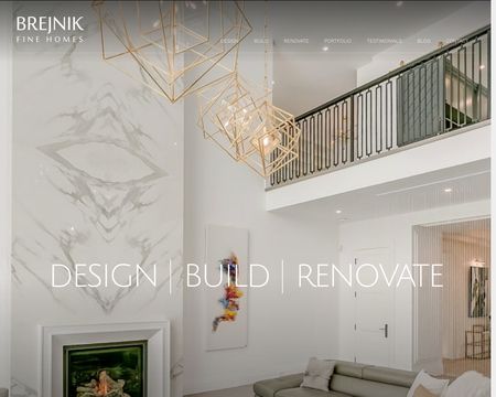 website thubmnail of Brejnik Fine Homes
