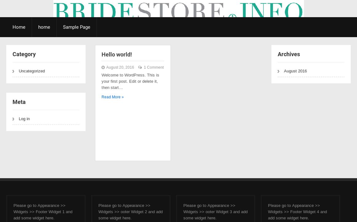 website thubmnail of BrideStore.info
