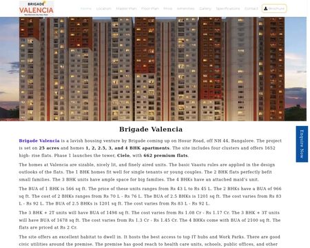 website thubmnail of Brigadevalencia.net.in