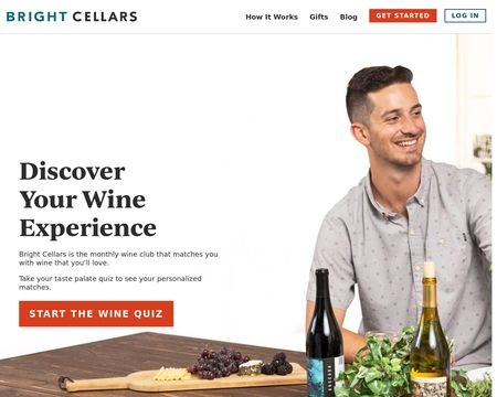 website thubmnail of Bright Cellars