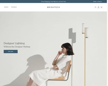 website thubmnail of Brightech