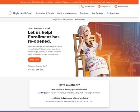 website thubmnail of Brighthealthplan