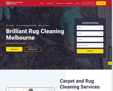 website thubmnail of Brilliant Rug Cleaning Melbourne