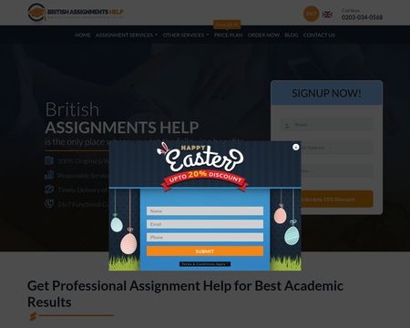website thubmnail of British Assignments  Help