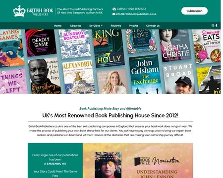 website thubmnail of British Book Publishers