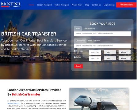 website thubmnail of Britishcartransfer.co.uk