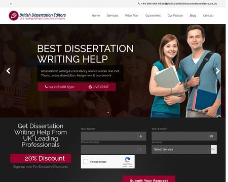 website thubmnail of British Dissertation Editors