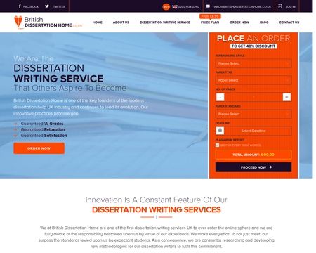 website thubmnail of British Dissertation Home.co.uk