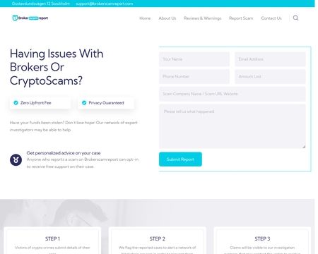 website thubmnail of BrokerScamReport