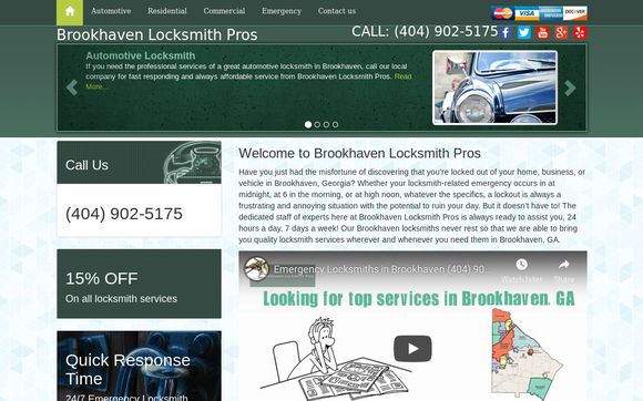 Thumbnail of Brookhavenlocksmith.org