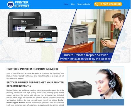 website thubmnail of Brotherprintersupportpro.us
