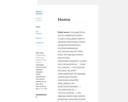 website thubmnail of Brothers Furniture