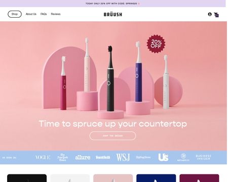 website thubmnail of Bruush