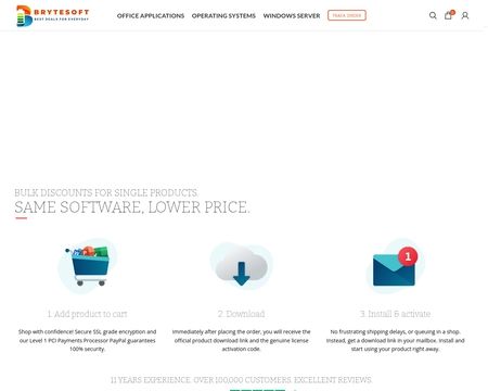 website thubmnail of Brytesoft.ca
