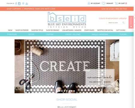 website thubmnail of Blue Sky Environments