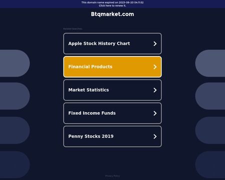 website thubmnail of Btqmarket
