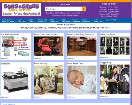 website thubmnail of Bubs n Grubs