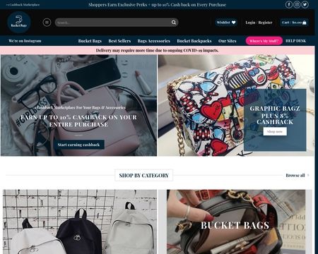 website thubmnail of Bucket Bagz