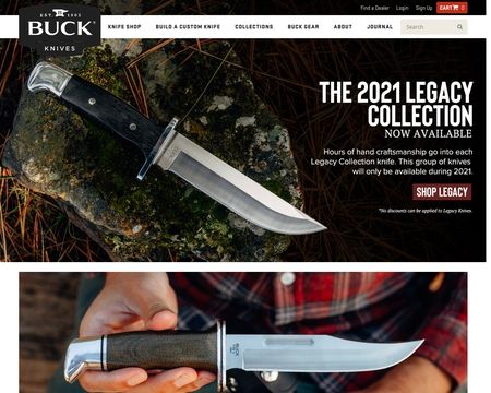 website thubmnail of Buckknives