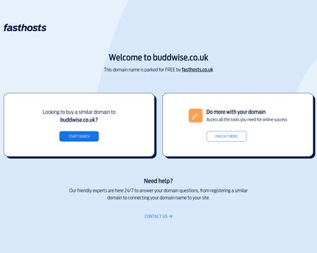 website thubmnail of Buddwise.co.uk