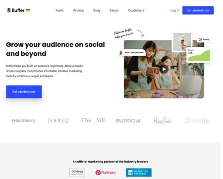 website thubmnail of Buffer