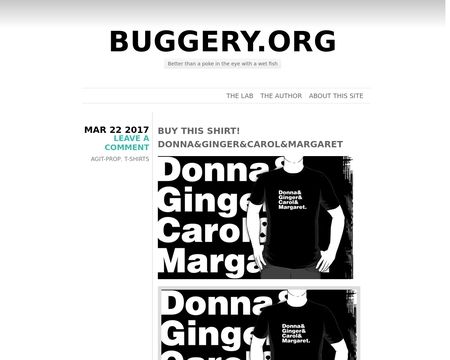 website thubmnail of Buggery.org