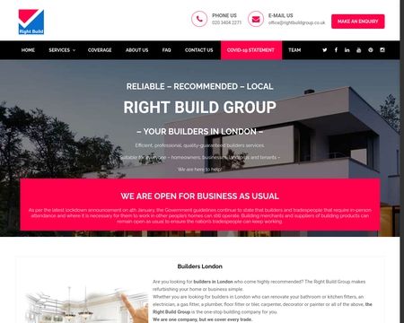 website thubmnail of Builders London