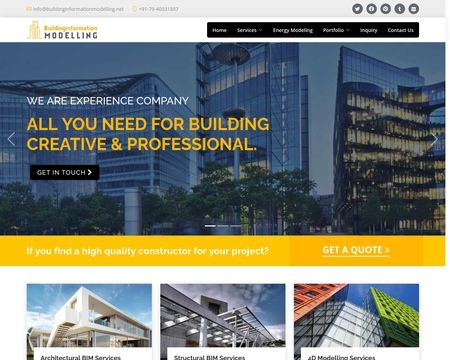 website thubmnail of Building Information Modelling