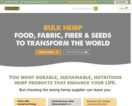 Bulk Hemp Warehouse