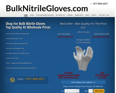Buy Bulk Nitrile Gloves