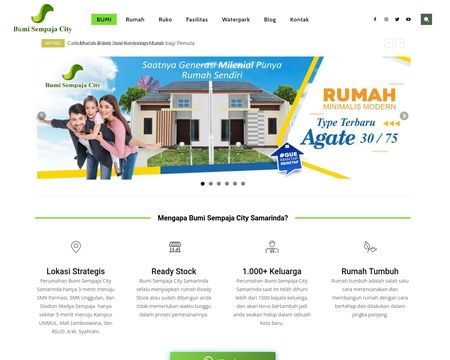 website thubmnail of Bumisempajacity.co.id