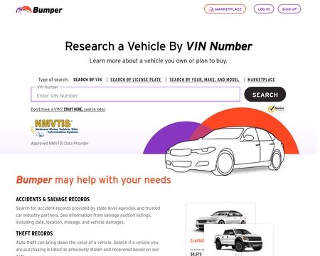 website thubmnail of Bumper