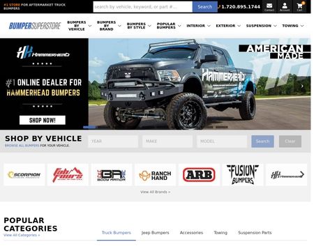 website thubmnail of Bumper Superstore