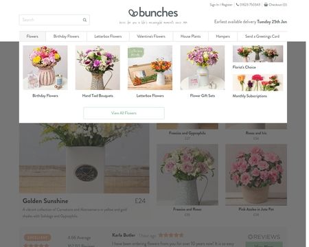 website thubmnail of Bunches