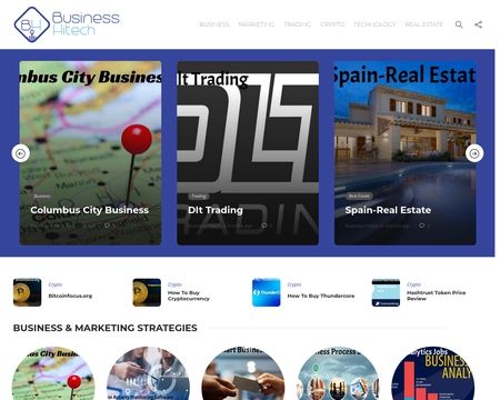 website thubmnail of Businesshitech