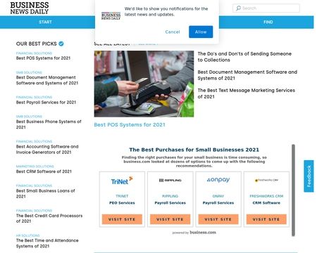 website thubmnail of Businessnewsdaily