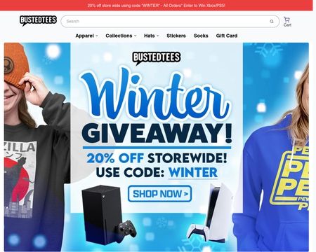 website thubmnail of BustedTees