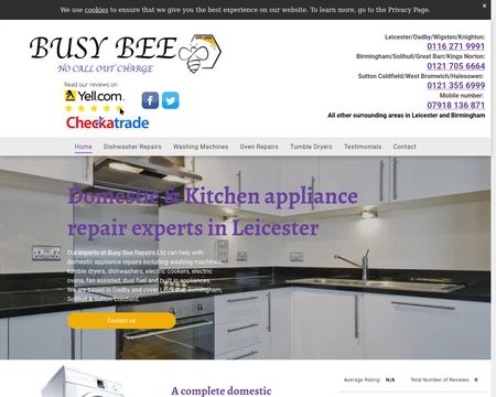website thubmnail of BusyBeeRepairs