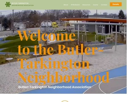 website thubmnail of Butler Tarkington Neighborhood Association
